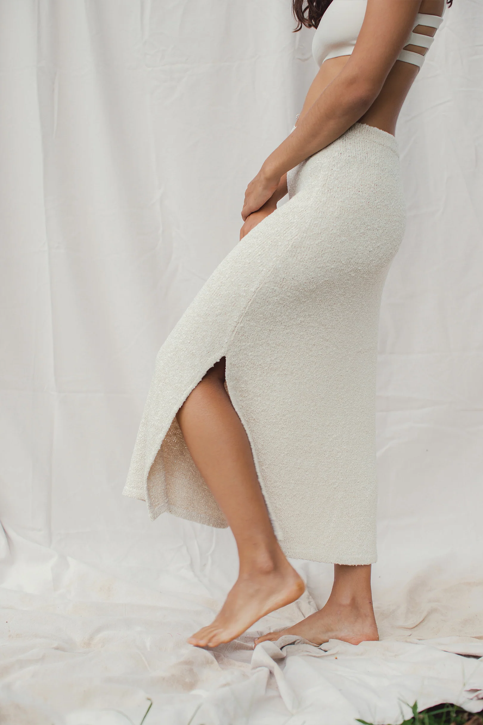 Winterfall Skirt Cloud Cream - Image 6